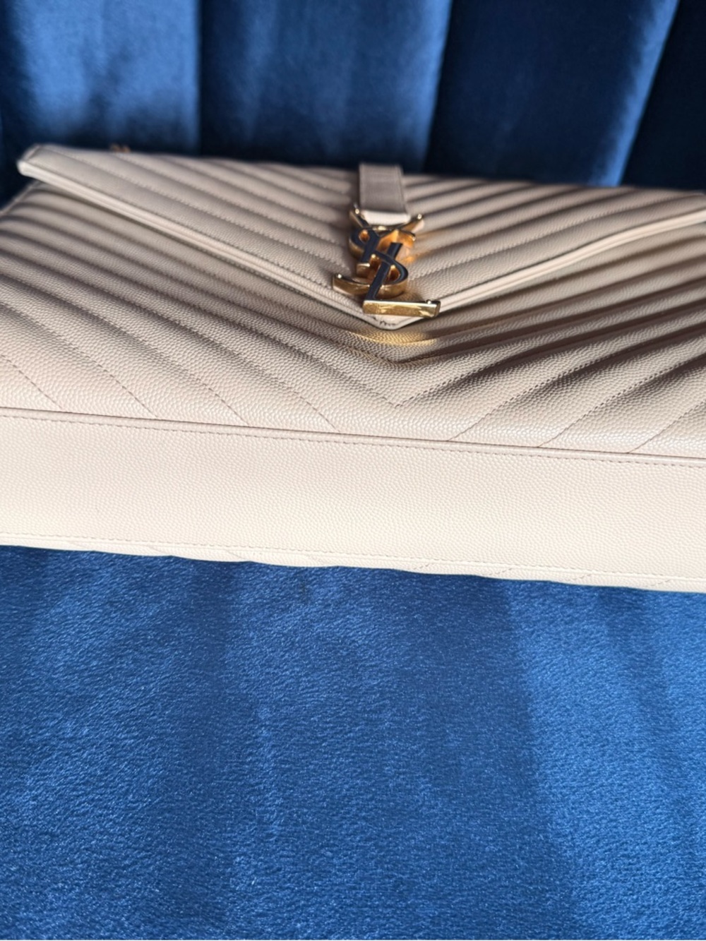 YVES SAINT LAURENT Beige Matelasse Bag Excellent condition - Picture 3 of 12